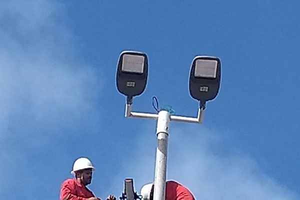 LED utcai fényprojekt Brazíliában